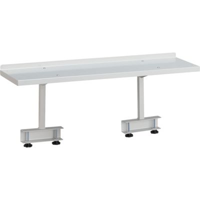 トラスコ中山 TRUSCO 作業台用上棚 W900 背面取付型 ホワイト色 YUR-900AW 1台(1個) 467-3964（直送品）