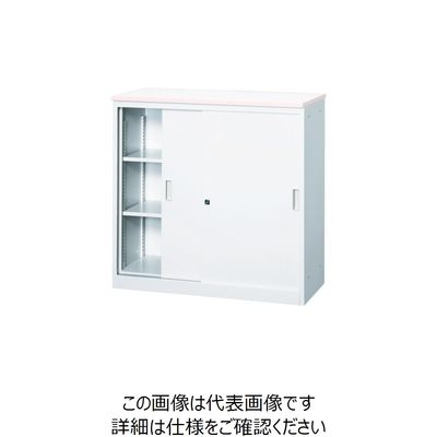 トラスコ中山 TRUSCO CVAカウンター W1800書庫型ハイカウンター グレー CVA-18HS-G 1台 454-0590（直送品）