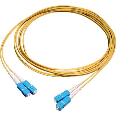 住友電工 両端SCコネクタ付SM(PAPB)メガネコード コード色:黄 長さ2m 外径1.7mm エコ仕様 2-SC-SC-SM-2 1本（直送品）