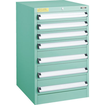 トラスコ中山 TRUSCO VE5S型中量キャビネット 500X550XH800 引出7段 VE5S-806 1台(1個) 479-0481（直送品）