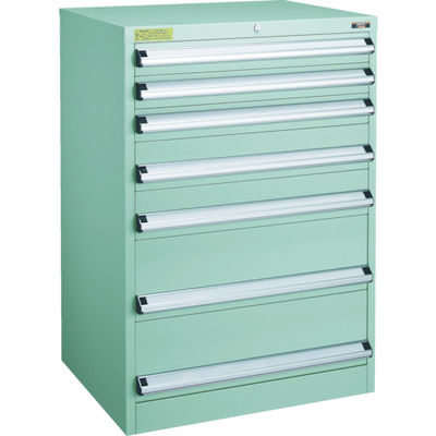 トラスコ中山 TRUSCO VE7S型中量キャビネット 700X550XH1000 引出7段 VE7S-1004 1台(1個)（直送品）