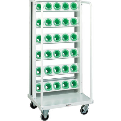 トラスコ中山 TRUSCO ツーリングワゴン BT・NT50兼用 30個収納 ロック付 ホワイト色 VTLW-65-AW 1台（直送品）