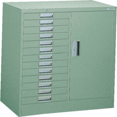 トラスコ中山 TRUSCO WVR型キャビネット コンビ 880X500XH880 引出13段 WVR-CB13 1台(1個)（直送品）