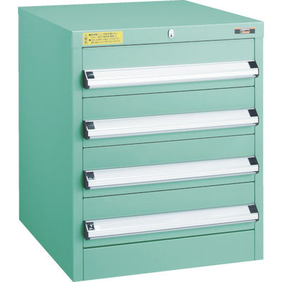 トラスコ中山 TRUSCO VE5S型中量キャビネット 500X550XH600 引出4段 VE5S-601 1台(1個) 479-0332（直送品）