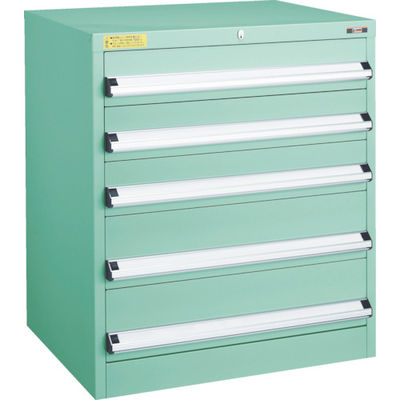 トラスコ中山 TRUSCO VE7S型中量キャビネット 700×550×H800 引出5段 VE7S-801 1台(1個) 479-1231（直送品）