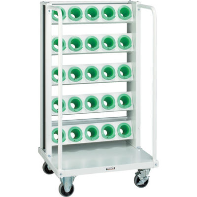 トラスコ中山 TRUSCO ツーリングワゴン BT・NT40兼用 35個収納 ロック付 ホワイト色 VTLW-57-AW 1台（直送品）