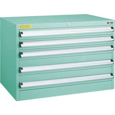 トラスコ中山 TRUSCO VE9S型中量キャビネット 880X550XH600 引出5段 VE9S-605 1台(1個) 479-1576（直送品）