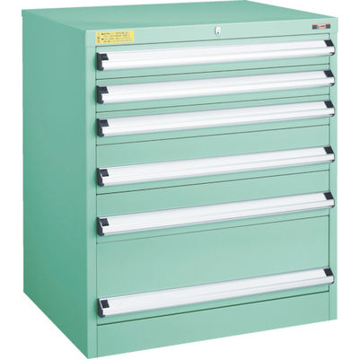 トラスコ中山 TRUSCO VE7S型中量キャビネット 700X550XH800 引出6段 VE7S-803 1台(1個) 479-1258（直送品）