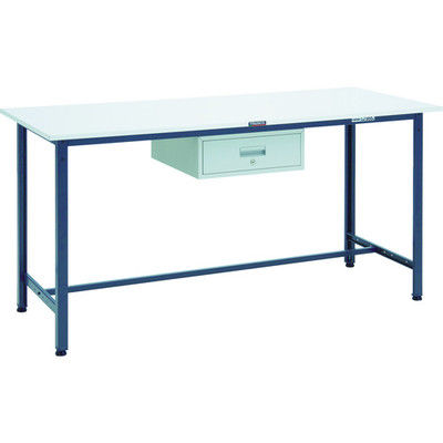 TRUSCO 軽荷重立作業台(300kg)HAE型 1800X750XH900 1段引出付 ダークグレー色 HRAE-1800F1DG 1台（直送品）