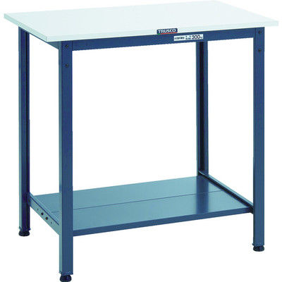 TRUSCO 軽荷重立作業台(300kg)HAE型 900X600XH900 下棚2枚付 ダークグレー色 HRAE-0960LT2 DG（直送品）