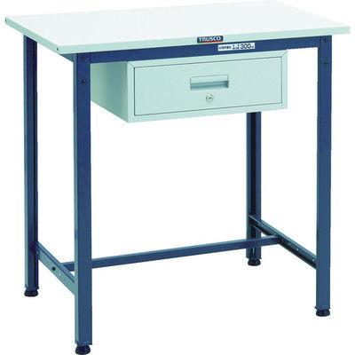 TRUSCO 軽荷重立作業台(300kg)HAE型 900X600XH900 1段引出付 ダークグレー色 HSAE-0960F1 DG 1台（直送品）