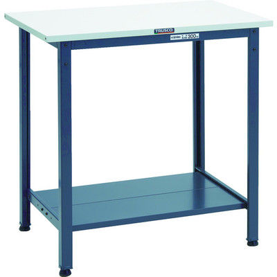 TRUSCO 軽荷重立作業台(300kg)HAE型 900X600XH900 下棚2枚付 ダークグレー色 HSAE-0960LT2 DG（直送品）