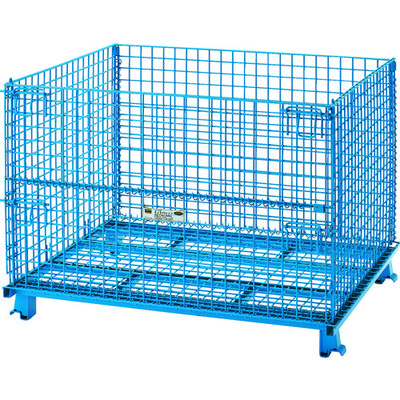 トラスコ中山 TRUSCO ネットパレット 1200X1000X890 粉体塗装 青 T1012AB 1台 115-3668（直送品）