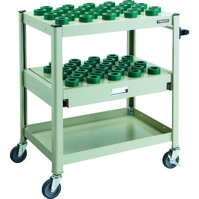 トラスコ中山 TRUSCO TCW型ツーリングワゴン HSK40A専用 57個 スライド棚付 NG色 TCW-TF02CA-NG 1台（直送品）