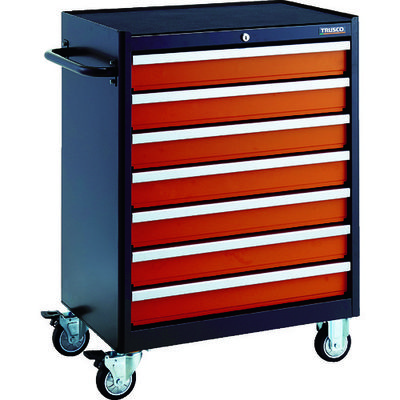 トラスコ中山 TRUSCO ローラーキャビネット 引出7段 100X7 TFRC-070 1台 100-0067（直送品）