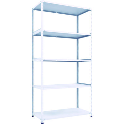 トラスコ中山 TRUSCO 軽量150型中棚ボルトレス棚 W1200XD600XH2400 5段 TLA84L-15 1台(1個)（直送品）