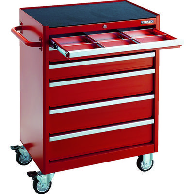 トラスコ中山 TRUSCO ローラーキャビネット 引出6段 50X1 100X2 150X3 仕切板付 TRC-123SR 1台（直送品）