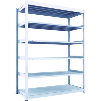 TRUSCO TUG型中量ボルトレス棚 300kg 単体型 1855×776×H2400 6段 TUG300-86J-6 1台(1個)（直送品）