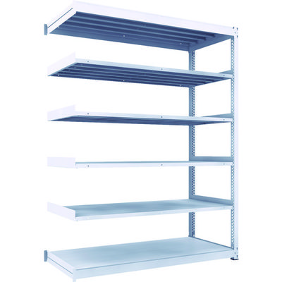 TRUSCO TUG型中量ボルトレス棚 300kg 連結型 1800×776×H2400 6段 TUG300-86J-6B 1台(1個)（直送品）