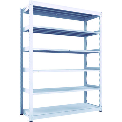 TRUSCO TUG型中量ボルトレス棚 300kg 単体型 1855×626×H2400 6段 TUG300-86L-6 1台(1個)（直送品）