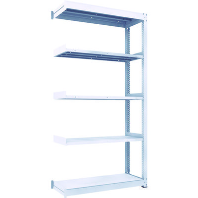 トラスコ中山 TRUSCO TUG型中量棚300kg 連結 1200X476XH2400 5段 TUG300-84S-5B 1台(1個)（直送品）