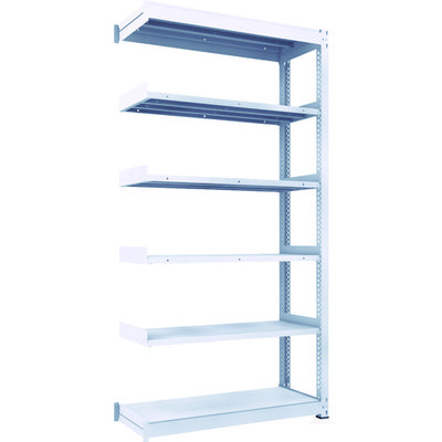 TRUSCO TUG型中量ボルトレス棚 300kg 連結型 1200×476×H2400 6段 TUG300-84S-6B 1台(1個)（直送品）