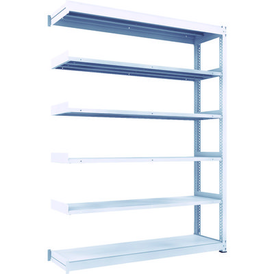 TRUSCO TUG型中量ボルトレス棚 300kg 連結型 1800×476×H2400 6段 TUG300-86S-6B 1台(1個)（直送品）