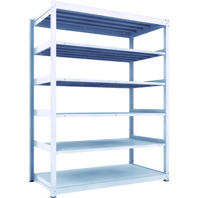 TRUSCO TUG型中量ボルトレス棚 300kg 単体型 1855×926×H2400 6段 TUG300-86Z-6 1台(1個)（直送品）