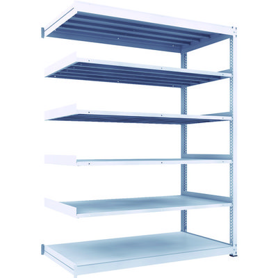 TRUSCO TUG型中量ボルトレス棚 300kg 連結型 1800×926×H2400 6段 TUG300-86Z-6B 1台(1個)（直送品）