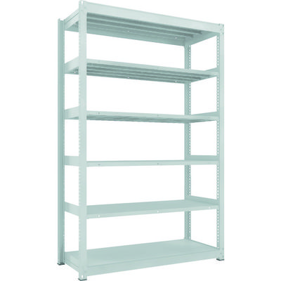 TRUSCO TUG型中量ボルトレス棚 300kg 単体型 1555×626×H2400 6段 TUG300-85L-6 1台(1個)（直送品）