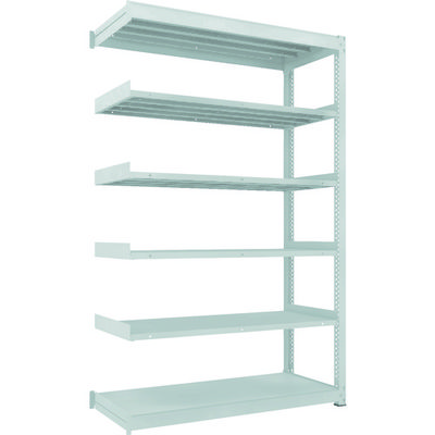 TRUSCO TUG型中量ボルトレス棚 300kg 連結型 1500×626×H2400 6段 TUG300-85L-6B 1台(1個)（直送品）