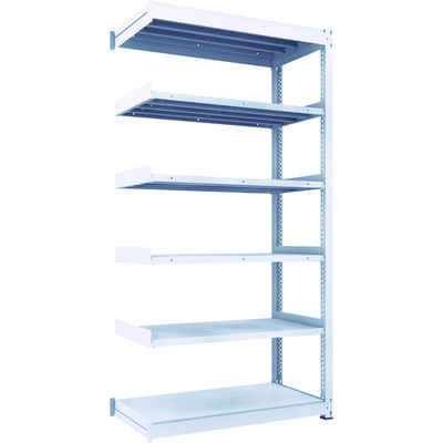 TRUSCO TUG型中量ボルトレス棚 600kg 連結型 1200×626×H2400 6段 TUG600-84L-6B 1台(1個)（直送品）