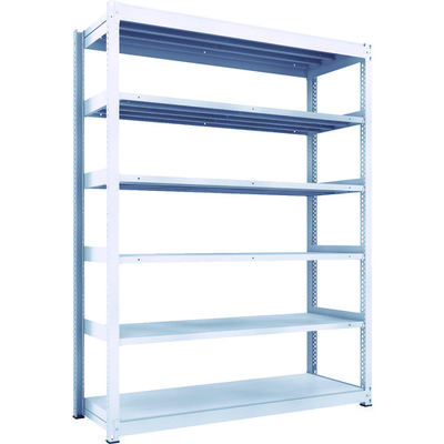 TRUSCO TUG型中量ボルトレス棚 600kg 単体型 1855×626×H2400 6段 TUG600-86L-6 1台(1個)（直送品）