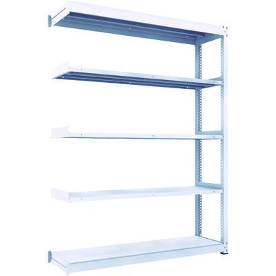 トラスコ中山 TRUSCO TUG型中量棚600kg 連結 1800X476XH2400 5段 TUG600-86S-5B 1台(1個)（直送品）