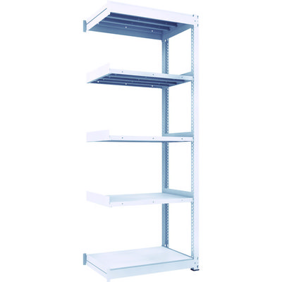 トラスコ中山 TRUSCO TUG型中量棚450kg 連結 900X626XH2400 5段 TUG450-83L-5B 1台(1個)（直送品）