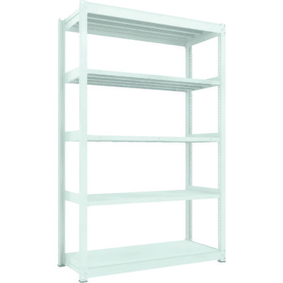 トラスコ中山 TRUSCO TUG型中量棚450kg 単体 1555X626XH2400 5段 TUG450-85L-5 1台(1個)（直送品）