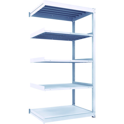 トラスコ中山 TRUSCO TUG型中量棚600kg 連結 1200X926XH2400 5段 TUG600-84Z-5B 1台(1個)（直送品）