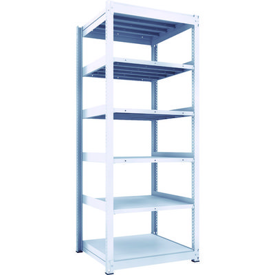 TRUSCO TUG型中量ボルトレス棚 450kg 単体型 955×926×H2400 6段 TUG450-83Z-6 1台(1個)（直送品）