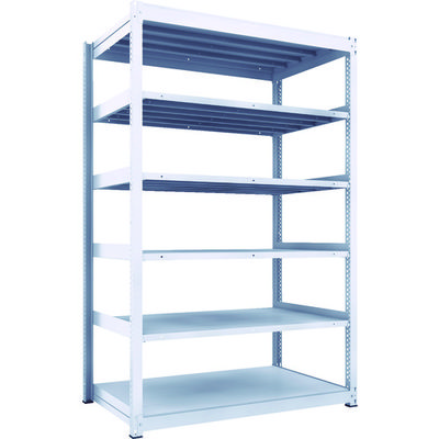 TRUSCO TUG型中量ボルトレス棚 450kg 単体型 1555×926×H2400 6段 TUG450-85Z-6 1台(1個)（直送品）