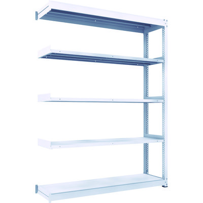 トラスコ中山 TRUSCO TUG型中量棚450kg 連結 1800X476XH2400 5段 TUG450-86S-5B 1台(1個)（直送品）