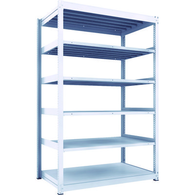 TRUSCO TUG型中量ボルトレス棚 600kg 単体型 1555×926×H2400 6段 TUG600-85Z-6 1台(1個)（直送品）