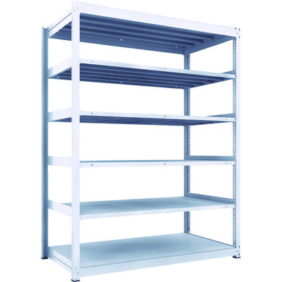 TRUSCO TUG型中量ボルトレス棚 450kg 単体型 1855×926×H2400 6段 TUG450-86Z-6 1台(1個)（直送品）