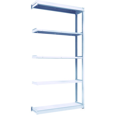 トラスコ中山 TRUSCO TUG型軽中量棚200kg連結 1240X324XH2400 5段 TUG200-84K-5B 1台(1個)（直送品）