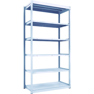 TRUSCO TUG型軽中量ボルトレス棚 200kg 単体型 1240×624×H2400 6段 TUG200-84L-6 1台(1個)（直送品）