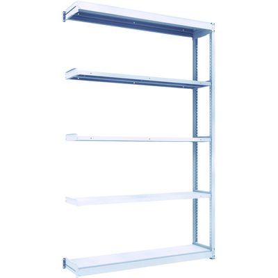 トラスコ中山 TRUSCO TUG型軽中量棚200kg連結 1540X324XH2400 5段 TUG200-85K-5B 1台(1個)（直送品）