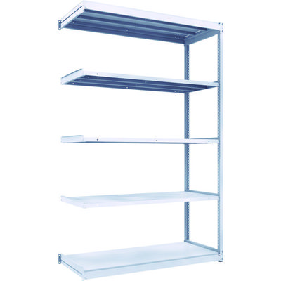 トラスコ中山 TRUSCO TUG型軽中量棚200kg連結 1540X624XH2400 5段 TUG200-85L-5B 1台(1個)（直送品）