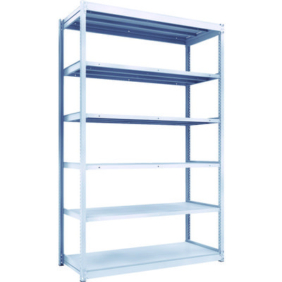 TRUSCO TUG型軽中量ボルトレス棚 200kg 単体型 1540×624×H2400 6段 TUG200-85L-6 1台(1個)（直送品）