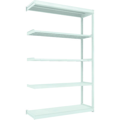 トラスコ中山 TRUSCO TUG型軽中量棚200kg連結 1540X474XH2400 5段 TUG200-85S-5B 1台(1個)（直送品）