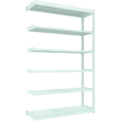 TRUSCO TUG型軽中量ボルトレス棚 200kg 連結型 1540×474×H2400 6段 TUG200-85S-6B 1台(1個)（直送品）