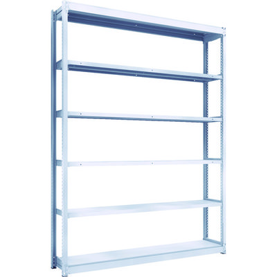 TRUSCO TUG型軽中量ボルトレス棚 200kg 単体型 1840×324×H2400 6段 TUG200-86K-6 1台(1個)（直送品）